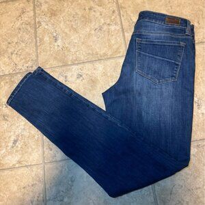 Dear John Dark Blue Gisele High Waisted Skinny Denim, Size 28, Like New